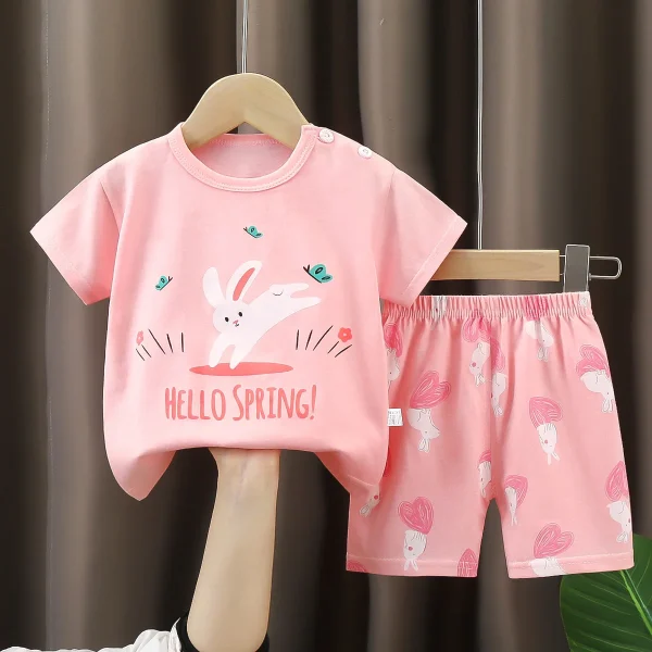 Kids Clothes Summer Casual Cotton Toddler Boys Set Clothes Tshirt and Shorts 2 Piece Sets for Kids - Image 5