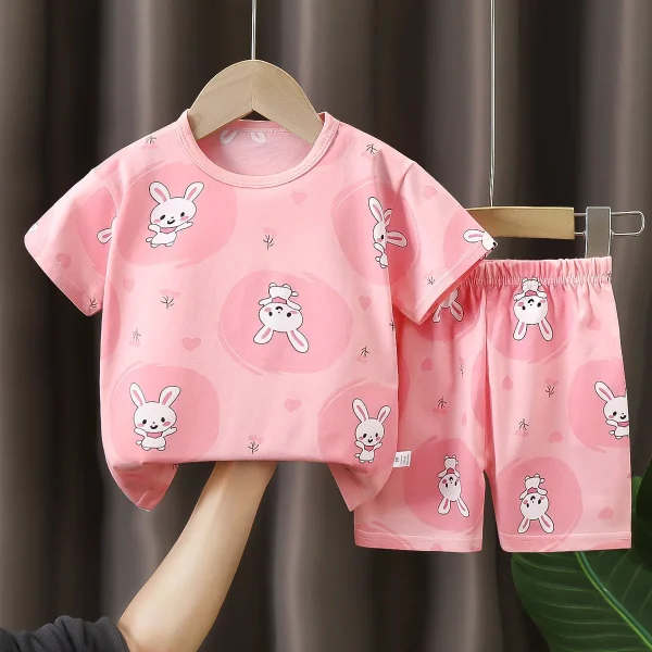 2025 Children's Short-sleeved Suit Cotton Baby Summer Clothes Boy T-shirt Baby Clothes Infants Children's Clothing Set for 0-6Y - Image 4