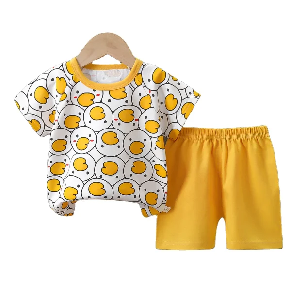 Shorts Sets Boy Girl Baby Clothing Sets Cotton Kids Clothes Newborn Clothes Set