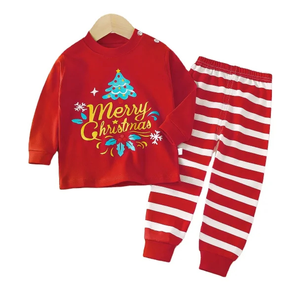 Kids Boys Long-sleeved Two-piece Suit New Children's Spring and Autumn Casual Pajamas