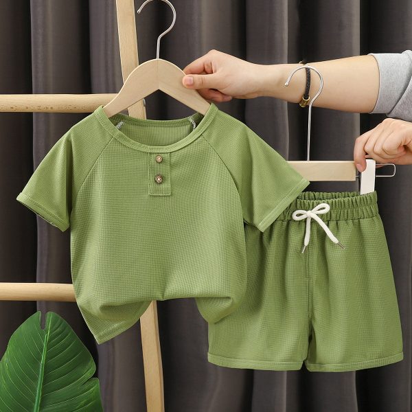 Kids T Shirts & Shorts Boys Summer Clothes 2025 Trendy Toddler Clothing Sets & Baby Boy Outfits