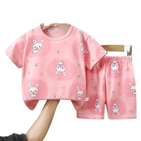 Kids Clothes Summer Casual Cotton Toddler Boys Set Clothes Tshirt and Shorts 2 Piece Sets for Kids