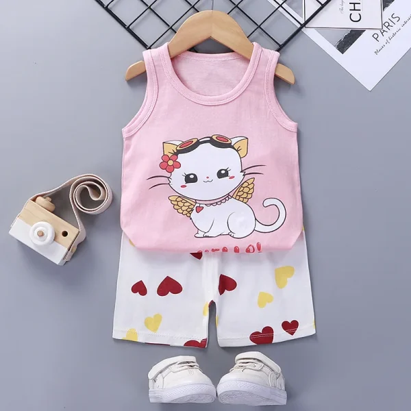 Child Movement Vest Suit Summer Thin Section Mesh Basketball Clothes Training Wear Girl Boy Suitable for 1-8 Years Old - Image 5