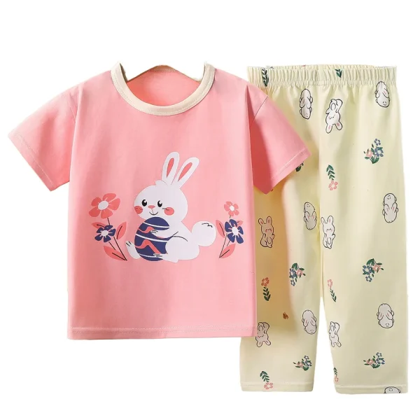 Children Pajamas Pijamas Soft Summer Cotton Sleepwear pjs Kids Wear Cotton Kids Pajamas Sets