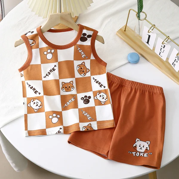 Child Movement Vest Suit Summer Thin Section Mesh Basketball Clothes Training Wear Girl Boy Suitable for 1-8 Years Old - Image 6