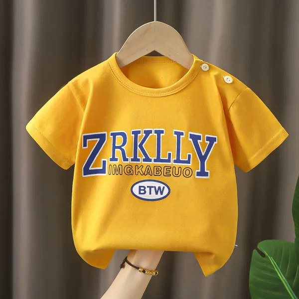 Price Baby Clothes Summer T-shirt 1 Pcs Kids Boys T-shirt Ready Stock - Image 6