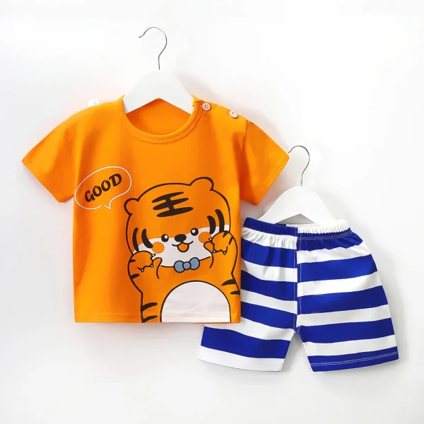 Promotional Top Quality Good Price Short Sleeve Suit Short Sleeve Body Suit for Children - Image 3