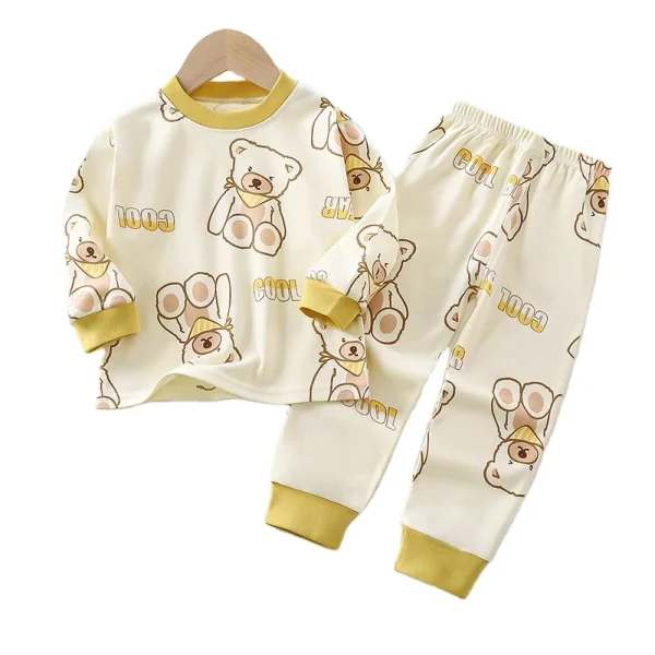2024 Kids Suit Boys Hot Selling Two Piece Set Boys Long Sleeve Pullover Sweatpants Quickly Dry Boys Autumn Clothing Sets