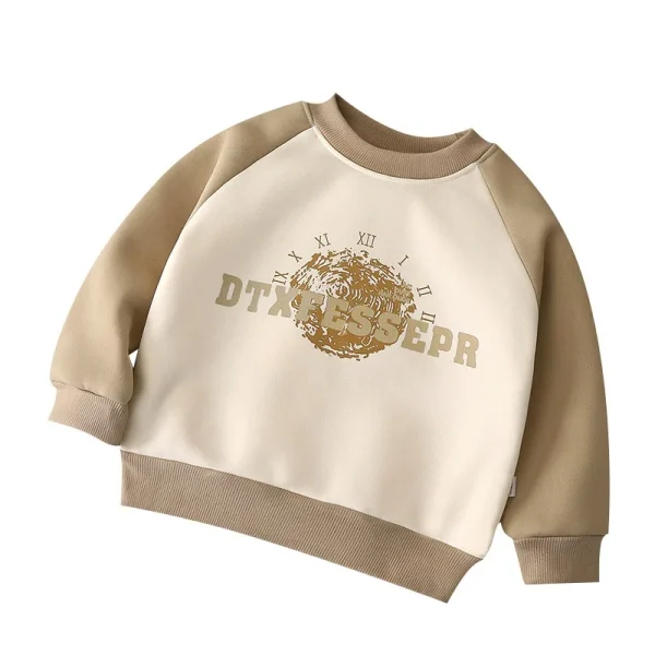Autumn Winter New Style Children's Sweatshirt Boys' Thickened Warm Outer Wear Girls' Tops Fleece Baby Clothes Kids' Clothing - Image 5