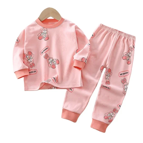 Kids Clothings for Long Sleeve Suit Boys and Girls Suit 2PCS Autumn Winter Sets with High Quality