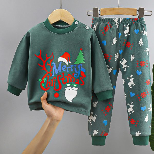 Children Underwear Boys and Girls Autumn Clothes and Autumn Trousers Put on Winter Infant Baby Pajamas Hot Sale - Image 6