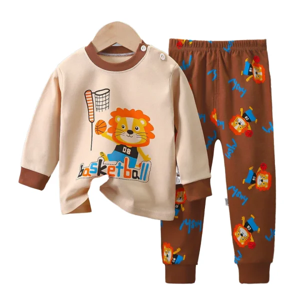 Spring &autumn Pure Cotton Long Sleeve Suits Toddler Kids Clothings Sets Two Pieces Children Bayby Clothings for Boys and Girls