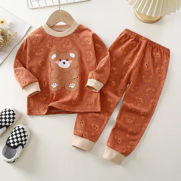 2024 Fashion Children Clothing Suit Kids   Long Sleeve Outfits Boys Wear Spring Autumn Clothes Sets - Image 3