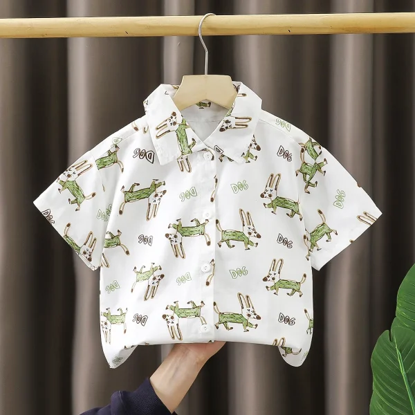 Boys' Casual Cotton T-Shirts New Summer Fashion Short-Sleeved Tops for Kids Baby Clothing - Image 6