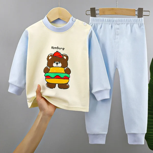 Autumn Children Casual Wear 2 Piece Kids Dresses for Boys Long-Sleeved Baby Suit Clothing Toddler Boys Clothing Sets - Image 5
