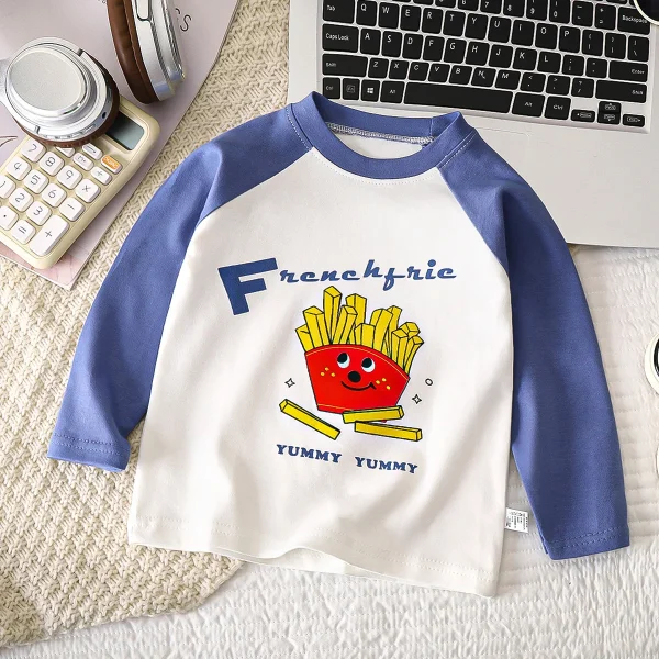 Latest Kids Long Sleeve T-shirt Boys Tops Girls Autumn Winter Cotton Sweatshirt 0-7 Years Kids Clothing Boys T Shirts - Image 6