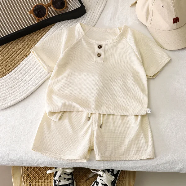 Kids T Shirts & Shorts Boys Summer Clothes 2025 Trendy Toddler Clothing Sets & Baby Boy Outfits - Image 6