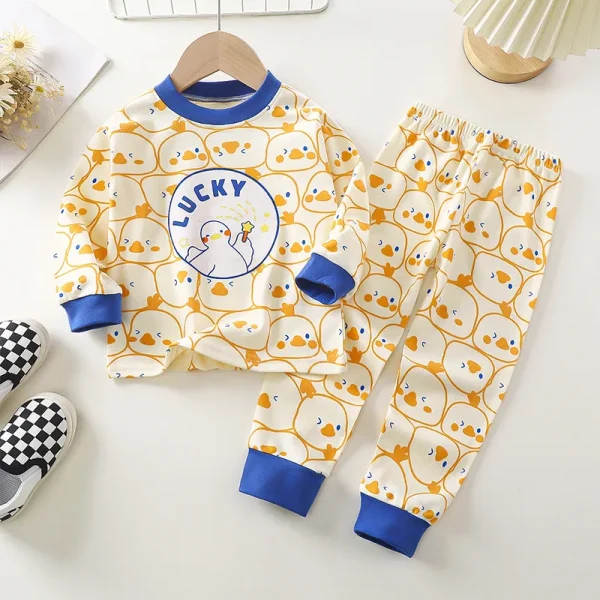 2024 Kids Suit Boys Hot Selling Two Piece Set Boys Long Sleeve Pullover Sweatpants Quickly Dry Boys Autumn Clothing Sets - Image 3