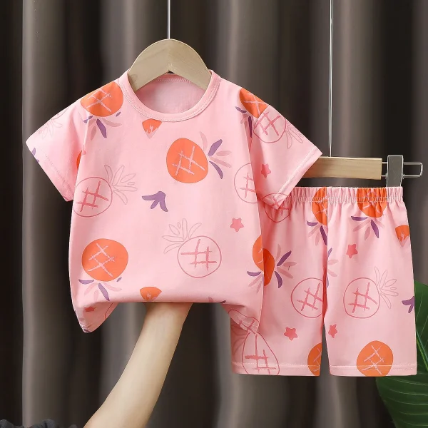 2025 Summer Baby Clothing Set Short Sleeve T-shirt Shorts Matching Clothing Set Cartoon 2pcs Outfit for Baby Boy - Image 4