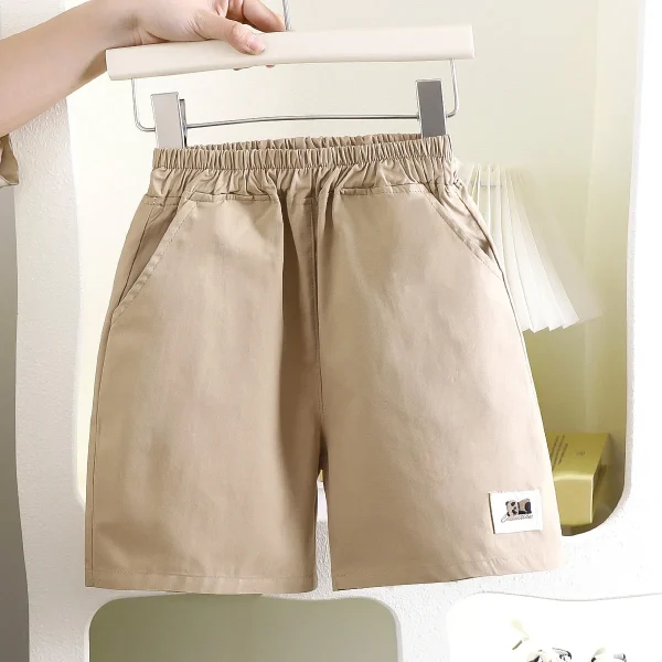 Summer Children's Cotton Pants New Boys & Girls Casual Straight Shorts Baby Summer Wear - Image 2