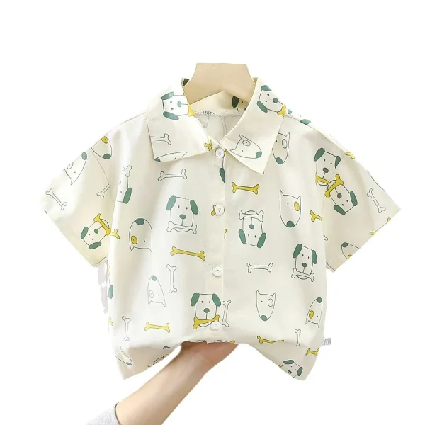 Boys' Casual Cotton T-Shirts New Summer Fashion Short-Sleeved Tops for Kids Baby Clothing - Image 2