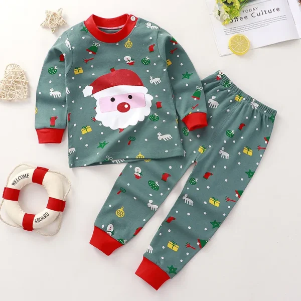Autumn Clothes Kids Design Windproof Warm Boys Suits Unisex Long Sleeves Cotton Children's Suit - Image 3