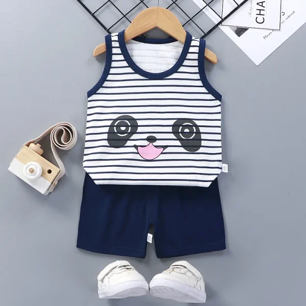 Child Movement Vest Suit Summer Thin Section Mesh Basketball Clothes Training Wear Girl Boy Suitable for 1-8 Years Old - Image 4