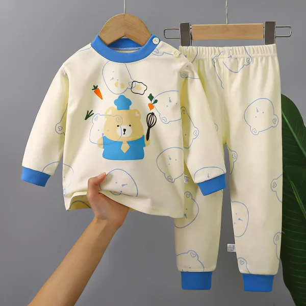 Children's Wear 2024 Autumn New Boy's Suit Casual Children's Two-piece Long-sleeved Sets Boys Sports Fashion Clothing - Image 5