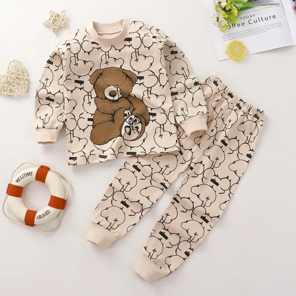 2024 Fashion Children Clothing Suit Kids   Long Sleeve Outfits Boys Wear Spring Autumn Clothes Sets - Image 6