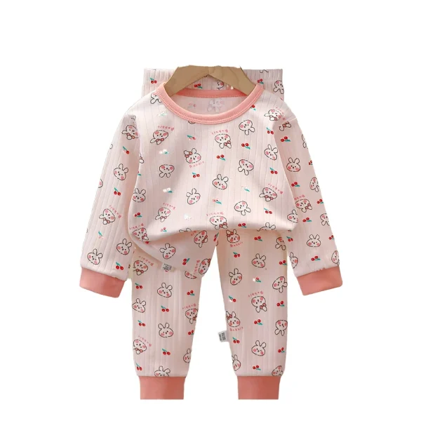 Children's Underwear Set Cotton Autumn Boys Clothes Home Wear Girls Pajamas Children's Clothing - Image 2