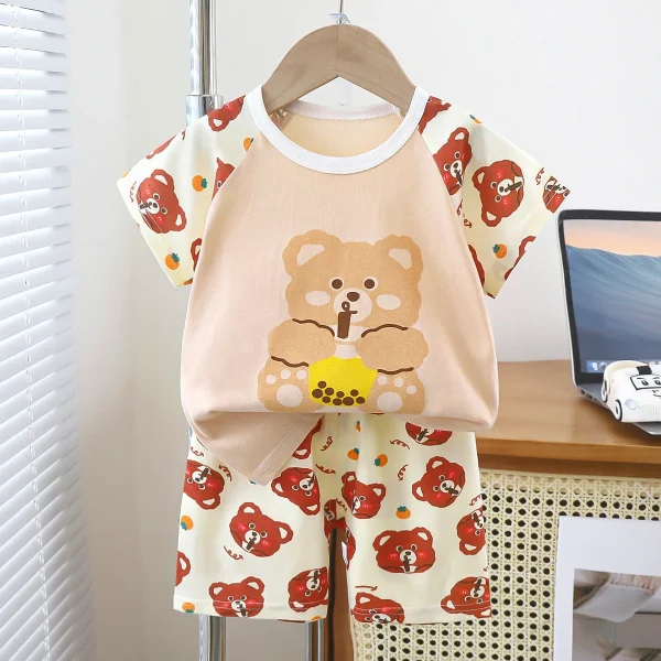 Shorts Sets Boy Girl Baby Clothing Sets Cotton Kids Clothes Newborn Clothes Set - Image 6