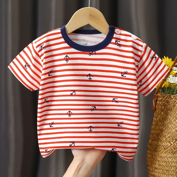Price Baby Clothes Summer T-shirt 1 Pcs Kids Boys T-shirt Ready Stock - Image 2