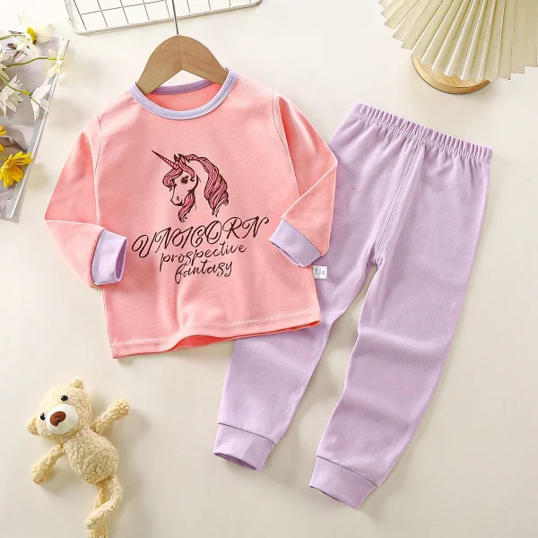 2025 Hot Sale Kids Clothing Sets 100% Cotton Pajamas Breathable Cartoon Sleepwear for Boys - Image 3