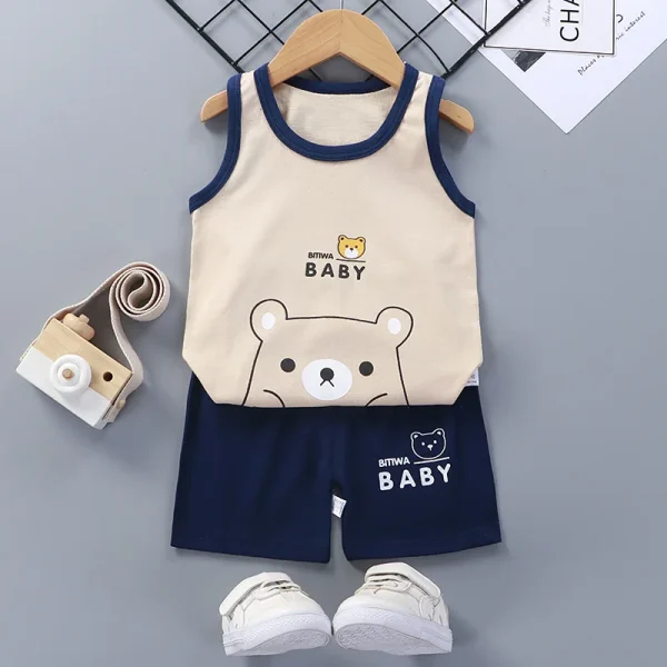 Child Movement Vest Suit Summer Thin Section Mesh Basketball Clothes Training Wear Girl Boy Suitable for 1-8 Years Old - Image 3