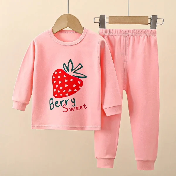 Boy Pyjamas Kids Sleepwear Clothing Sets Cotton Animal Printed 100% Cotton Dinosaur - Image 3