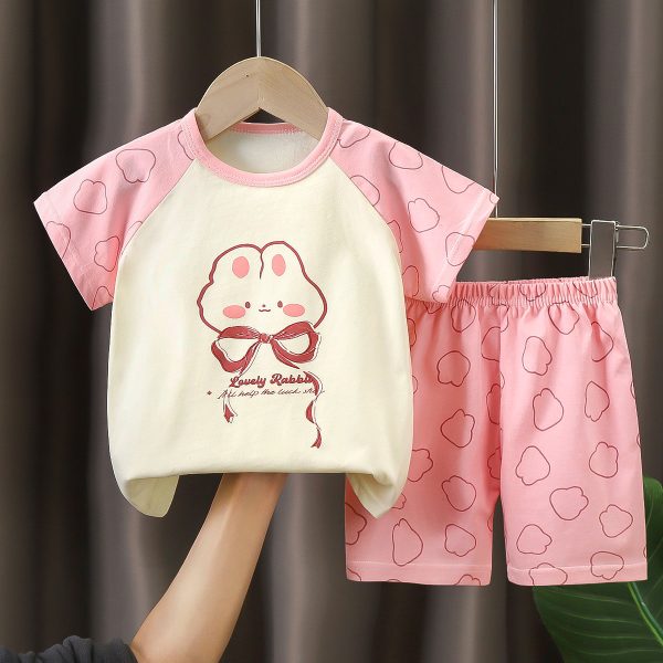 2025 Children's Short-sleeved Suit Cotton Baby Summer Clothes Boy T-shirt Baby Clothes Infants Children's Clothing Set for 0-6Y - Image 6
