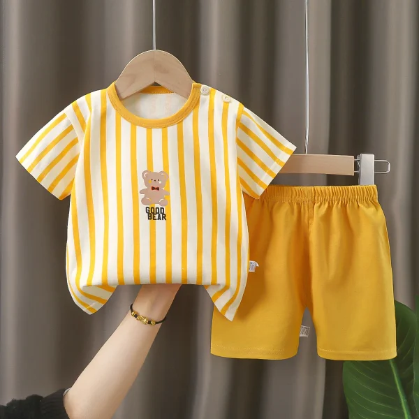 2024 Best Price Superior Quality Short Sleeve Boy Body Suit Boys Suits Children's Short Sleeve Suit - Image 6