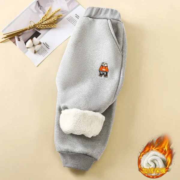 Children's Winter New Children's Thickened Pants 2025 Baby Warm Pants Boy Pants - Image 6