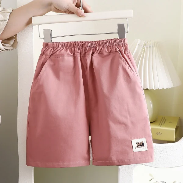 Summer Children's Cotton Pants New Boys & Girls Casual Straight Shorts Baby Summer Wear - Image 3