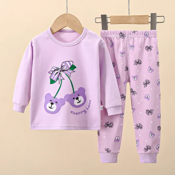 Boy Pyjamas Kids Sleepwear Clothing Sets Cotton Animal Printed 100% Cotton Dinosaur - Image 6