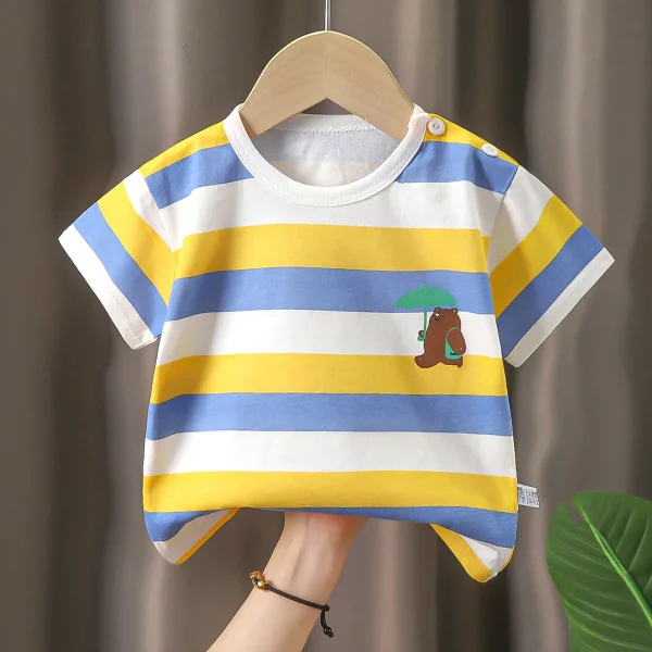 Kids T-shirts Cotton Summer Cartoon Boys and Girls T-shirts Soft Casual Print - Image 3
