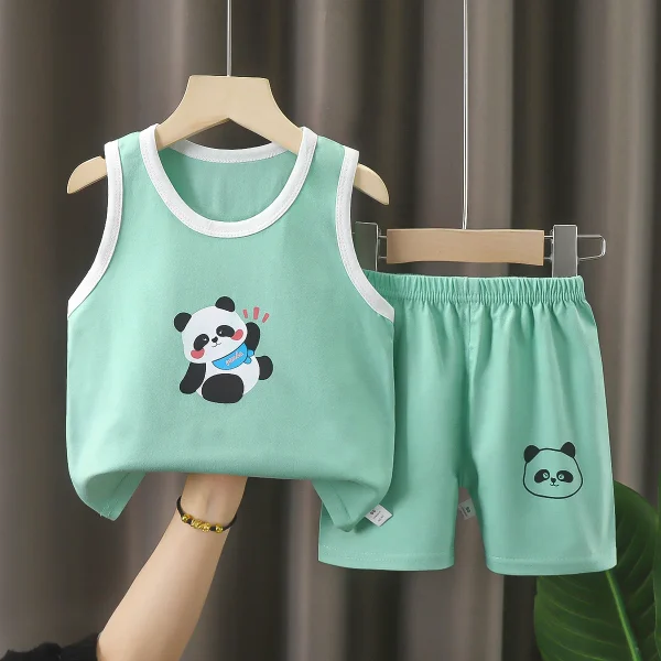 100% Cotton Unisex Short Sleeve T-shirt Baby Vest Summer Baby Clothes - Image 5